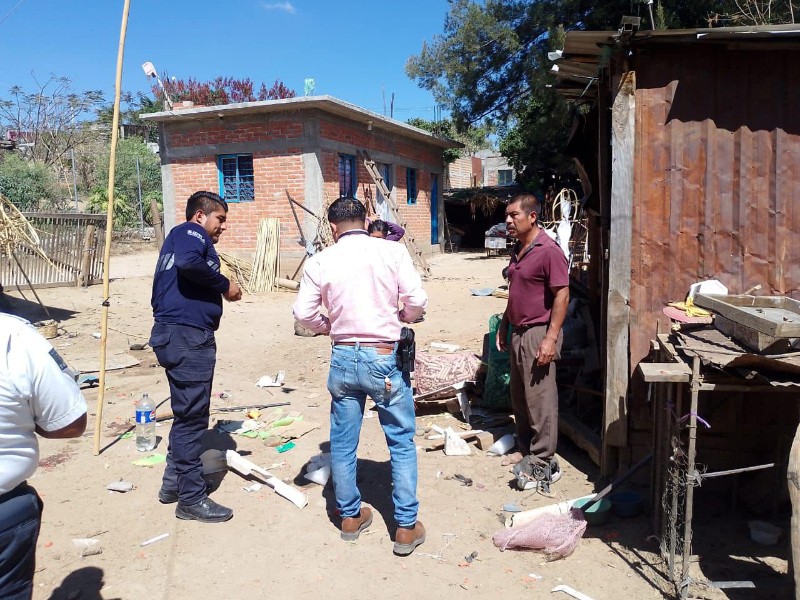 3 lesionados explosión en cohetería de Ejutla de Crespo