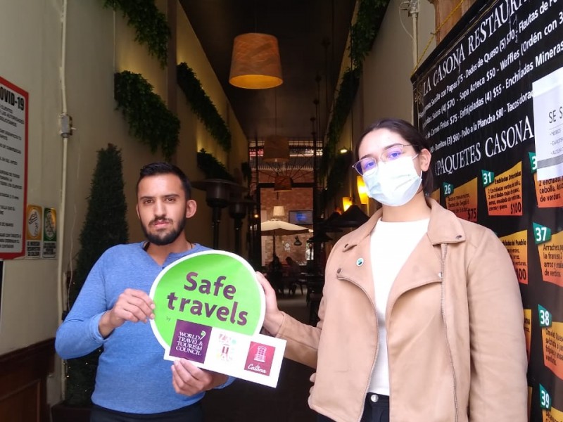 74 establecimientos en Zacatecas cuentan con Sello Safe Travel