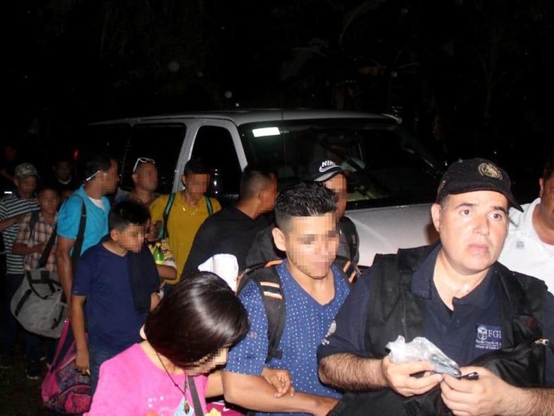 75 migrantes fueron interceptados en Mezcalapa