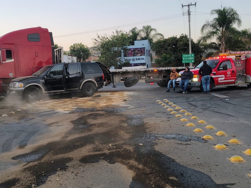 Accidente en Sayula dejó siete lesionados