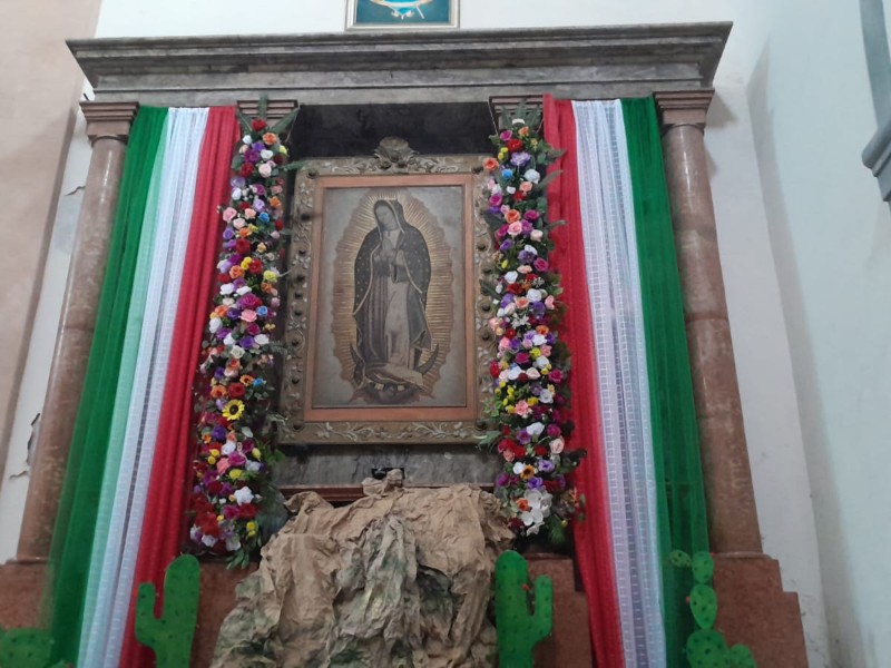 Actividades en Catedral de Veracruz por la Virgen de Guadalupe