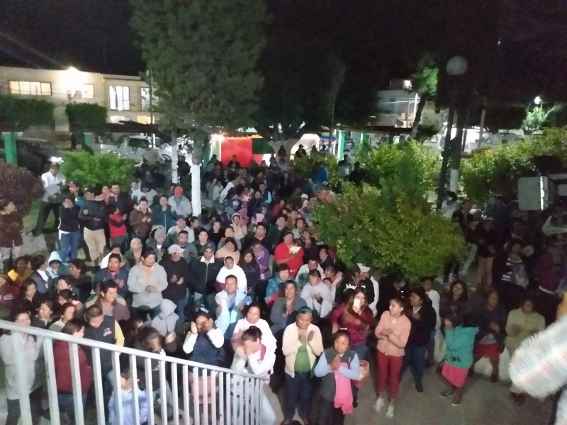 Acuerdo a la tarifa del transporte en Cuayucaepec