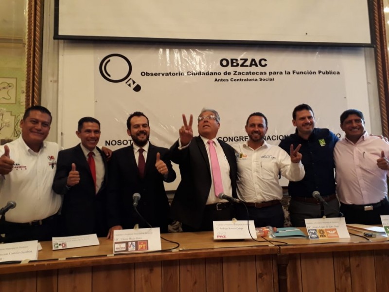 Álgido debate entre candidatos al Ayuntamiento de Zacatecas