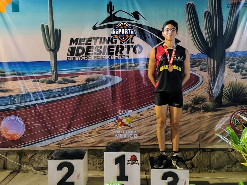 Alumno del COBACH Guaymas obtiene medalla de bronce