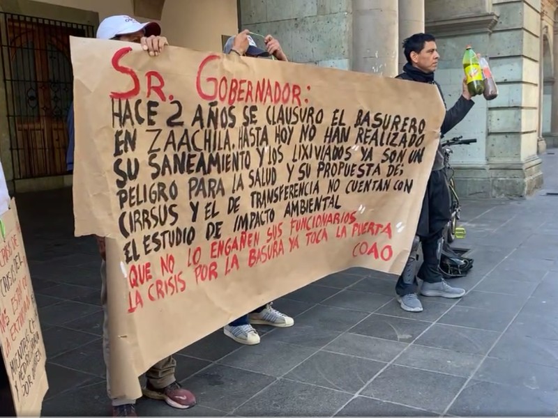 Ambientalistas demandan saneamiento del ex basurero de Zaachila