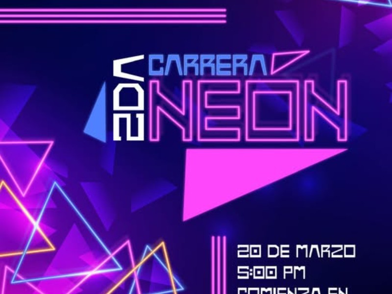 Anuncian 2da edición de Carrera Neón 2025