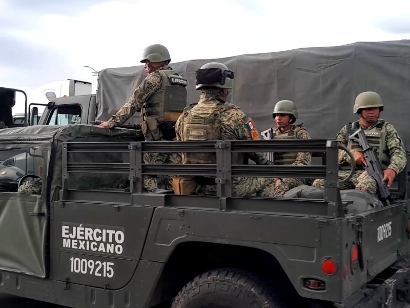 Arriban a Mazatlán 60 elementos de las Fuerzas Federales