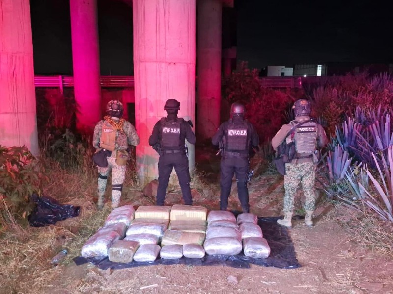 Aseguran 90 kilogramos de marihuana en El Arenal.