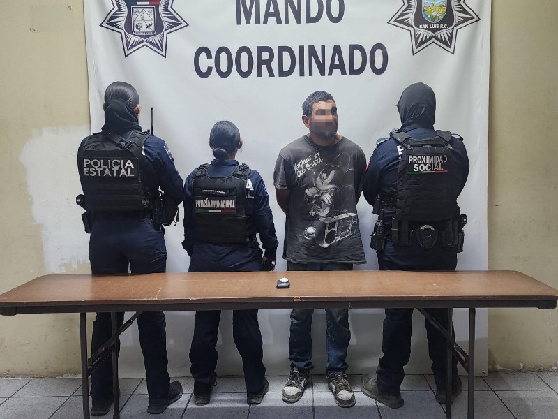 Aseguran a individuo con droga en operativo de proximidad social