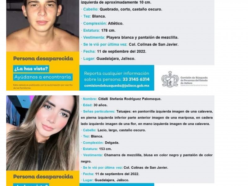 Buscan a joven influencer desde el 11 de septiembre