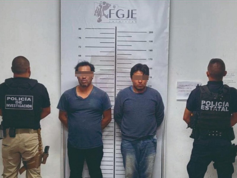 Capturan a dos por cohecho y narcóticos en Zacatecas