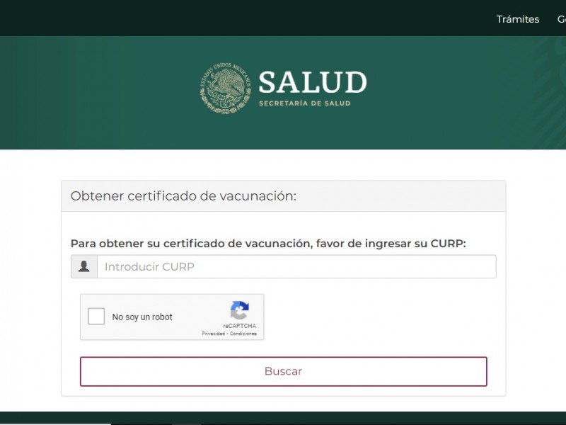 Certificado de vacunación covid no será requisito para trabajadores