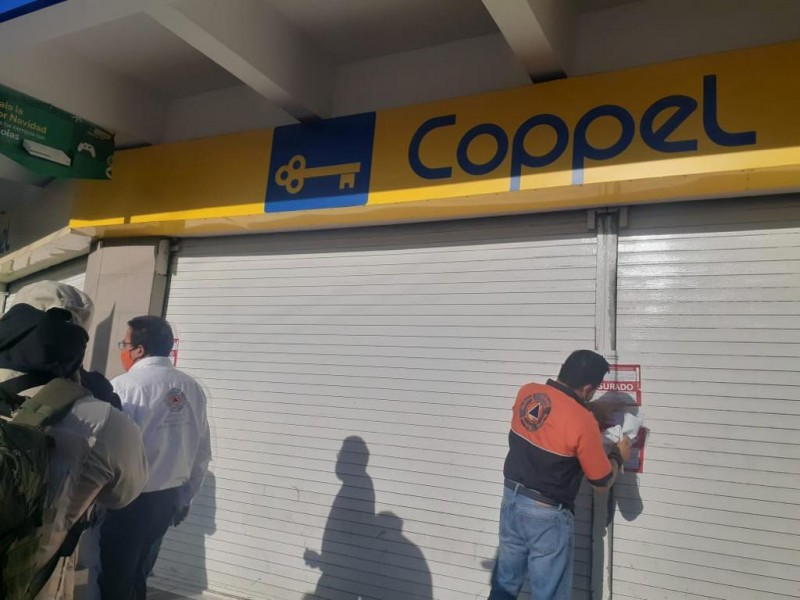 Clausuran coppel de La Margarita al rebasar aforo permitido