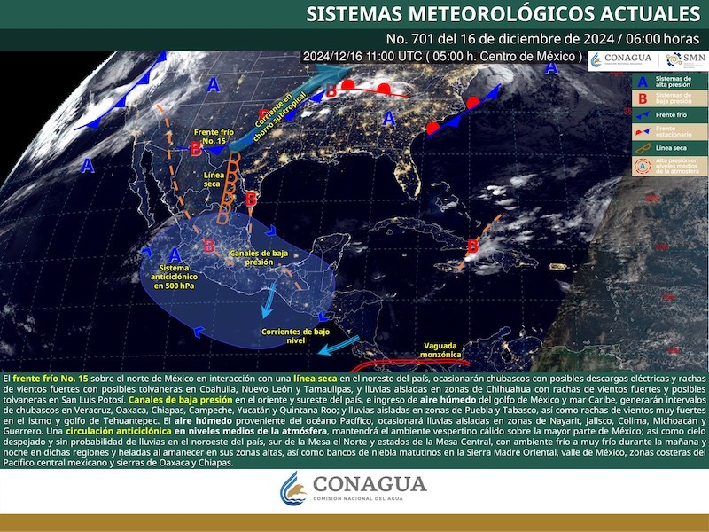 Clima templado, pronóstico para Toluca