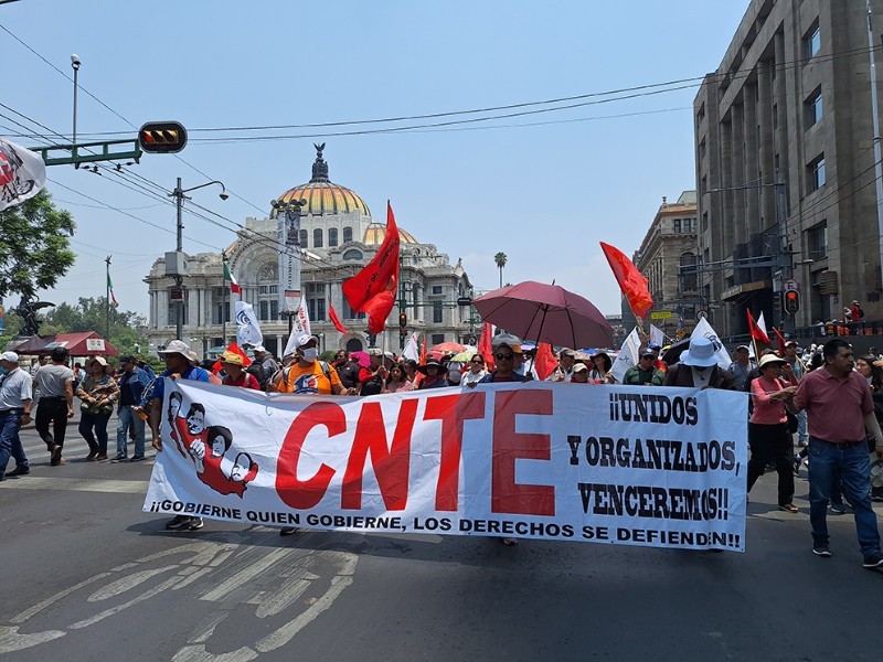 CNTE enfrenta rechazo digital tras bloqueos en la Ciudad de México