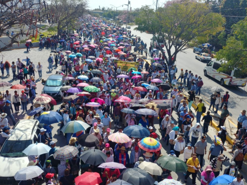 CNTE marcha piden abrogación de Reforma Educativa