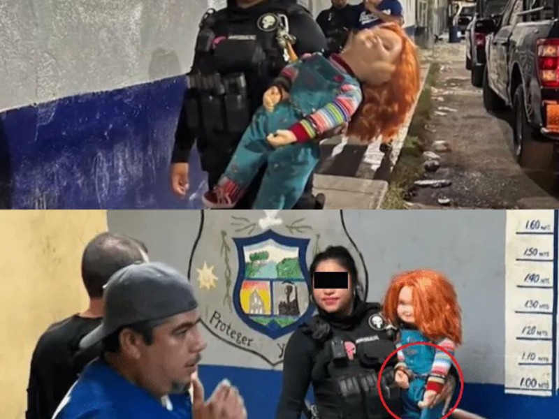 ¡Como de película! Detienen a Chucky en Monclova