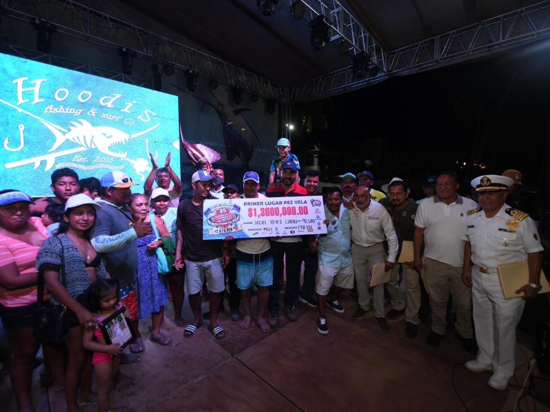 Concluye Torneo Internacional del Pez Vela Puerto Escondido 2024