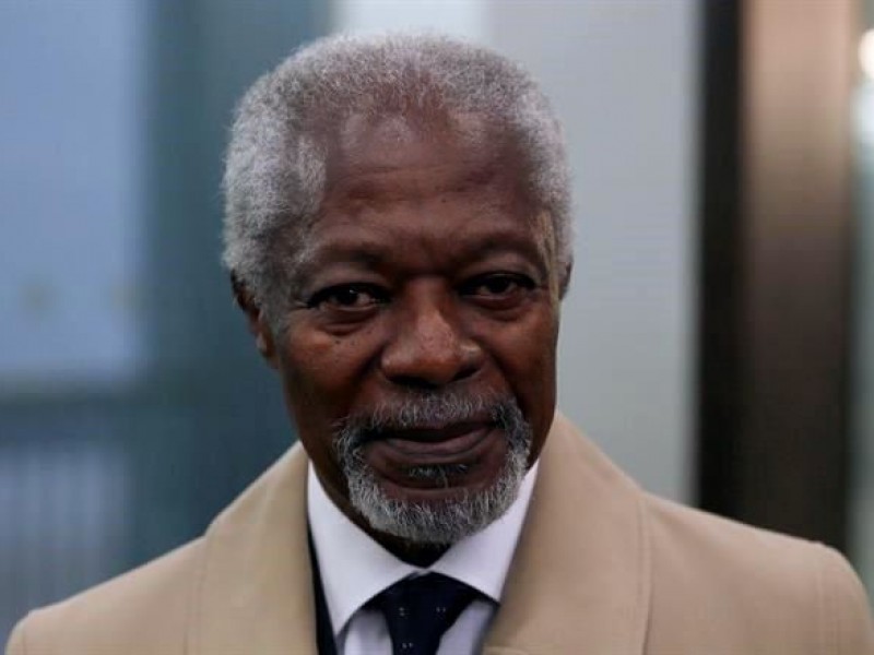 Confirman muerte de Kofi Annan