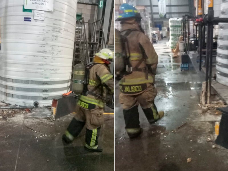 Controlan derrame de químicos en empresa de la Zona Industrial