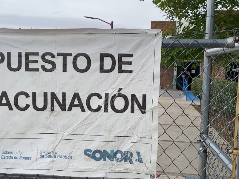 Cuenta Sonora con rezago de vacunación contra influenza y covid