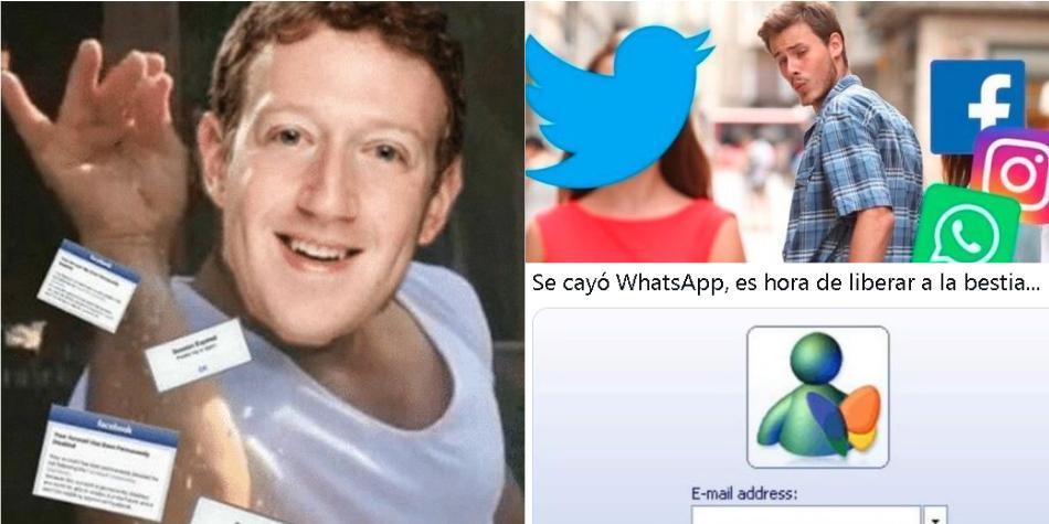 Los Memes De La Caída De Whatsapp Facebook E Instagram 