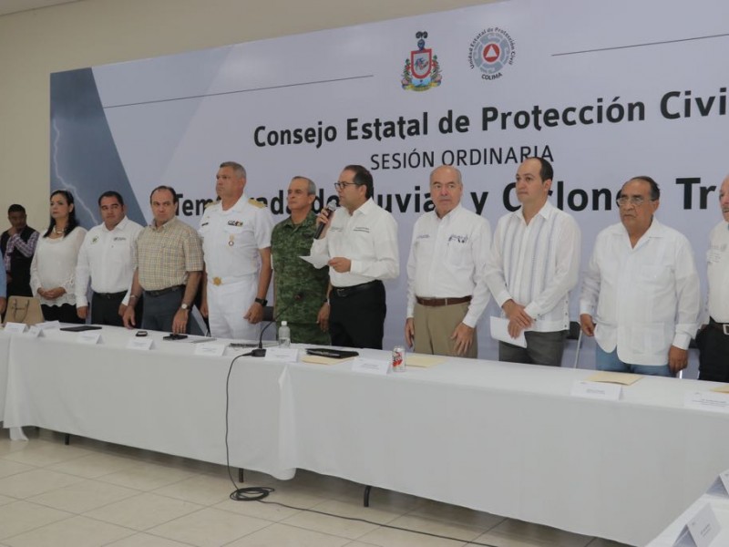 Declaran instalación permanente Consejo Estatal de Protección Civil