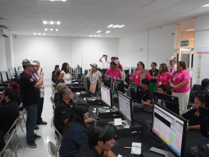 Desarrolla IEPC simulacro del PREP en Chiapas