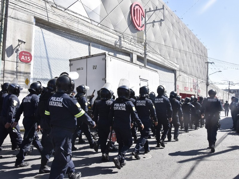 Despliegan seguridad para el encuentro Toluca vs América