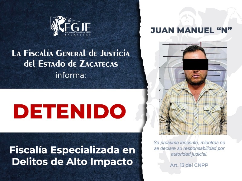Detenido por extorsionar a agricultores