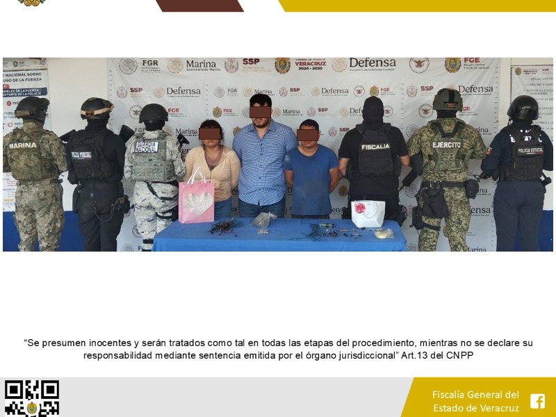 Detienen a 3 presuntos fabricantes de explosivos caseros en Papantla