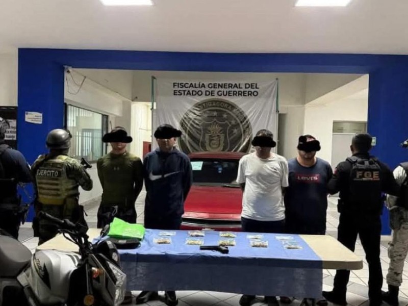 Detienen a cinco veracruzanos por asalto a joyería en Acapulco