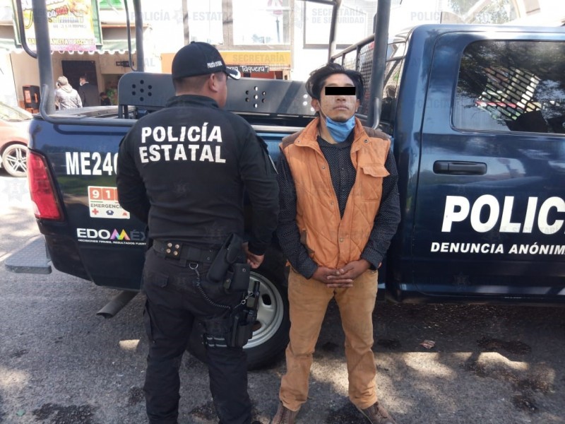 Detenido por probables daños a la salud