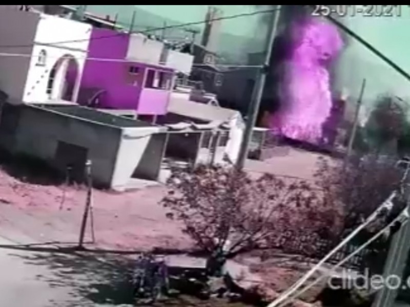 Difunden momento de explosión de pipa en Chalco