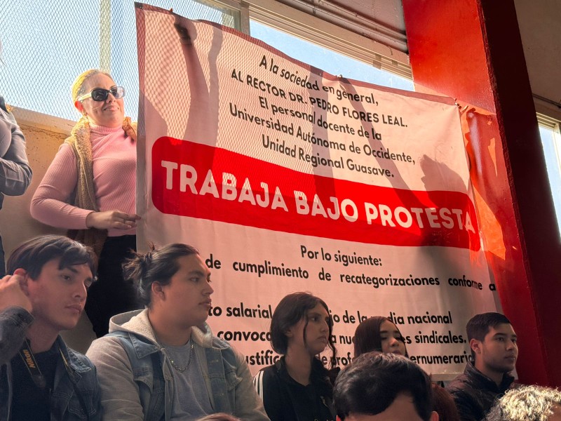 Docentes de la UAdeO trabajan bajo protesta, tras incumplirles recategorización