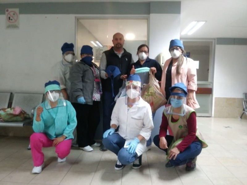 Dona Fuerza Social por México equipo de protección a ISSSTE