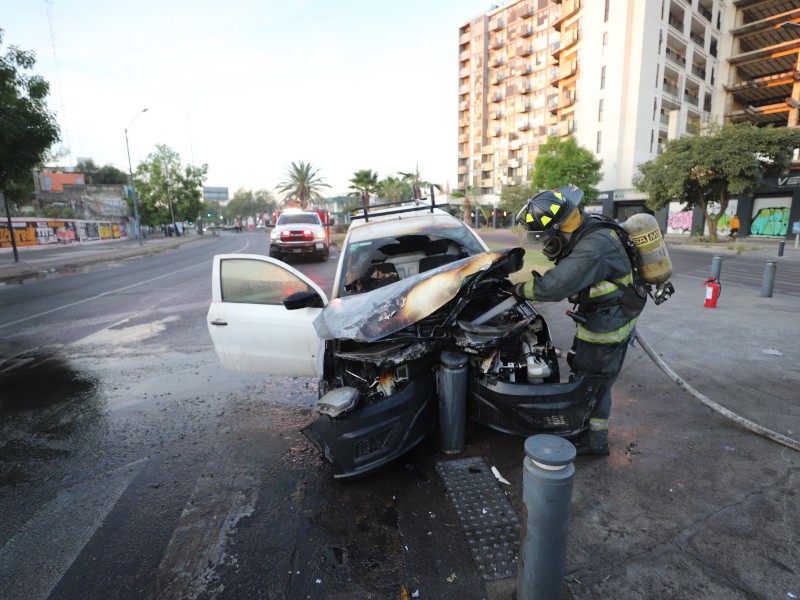 Dos accidentes viales se registran en el Centro tapatío