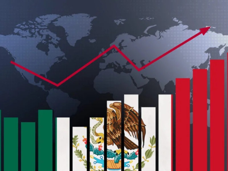 Economía mexicana crece 0.5 % pese a caída industrial