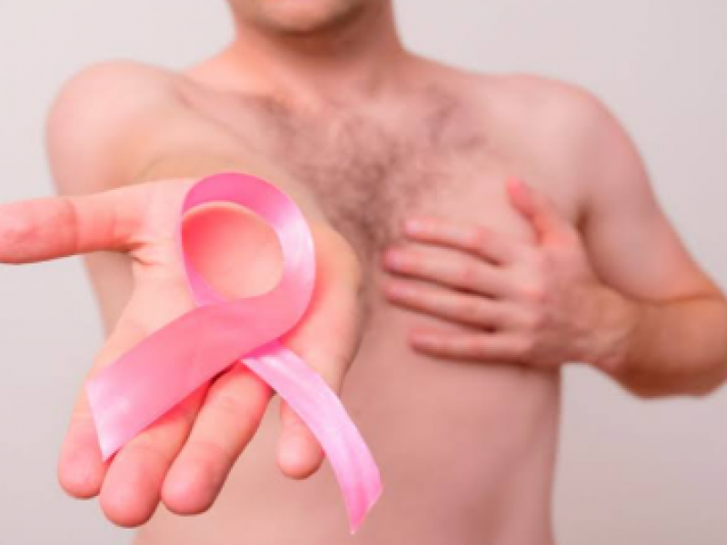 El cáncer de mama en hombres es del 1%