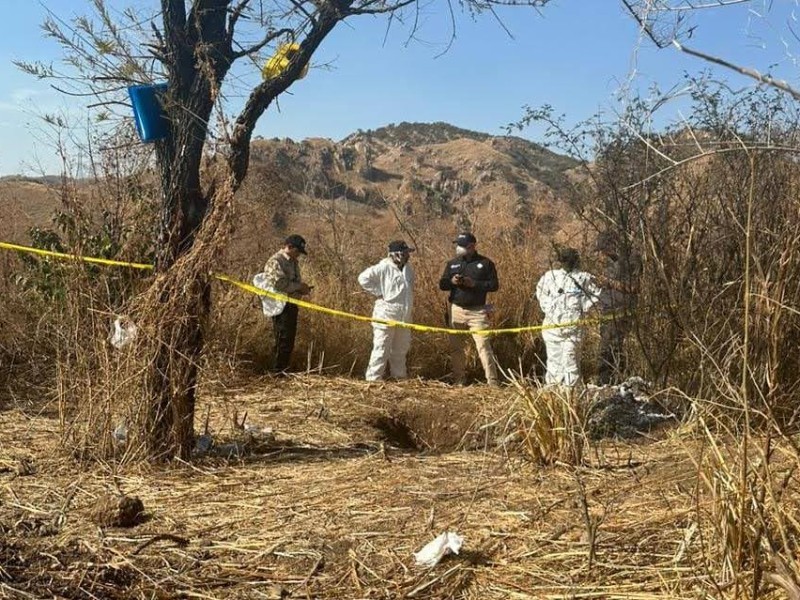 En bolsas con restos humanos en Mirador Escondido