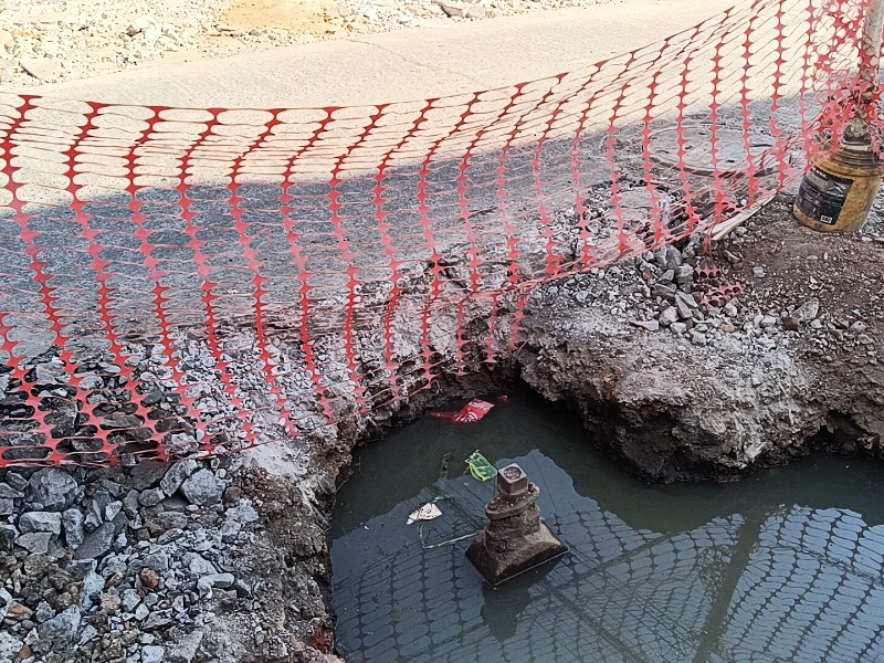 EN RECONSTRUCCIÓN CALLE GUERRERO EN ZAMORA