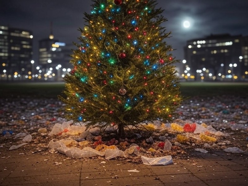 Fuegos artificiales y basura: el lado oscuro de la Navidad