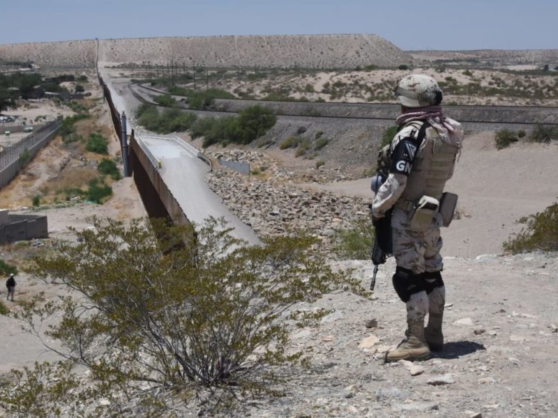 Guardia Nacional busca túneles ilegales en la frontera de Juárez