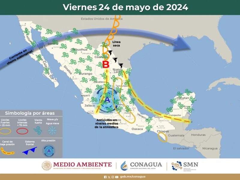 Guaymas con máxima de 32°C