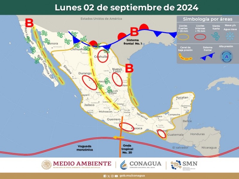 Guaymas con máxima de 33°C