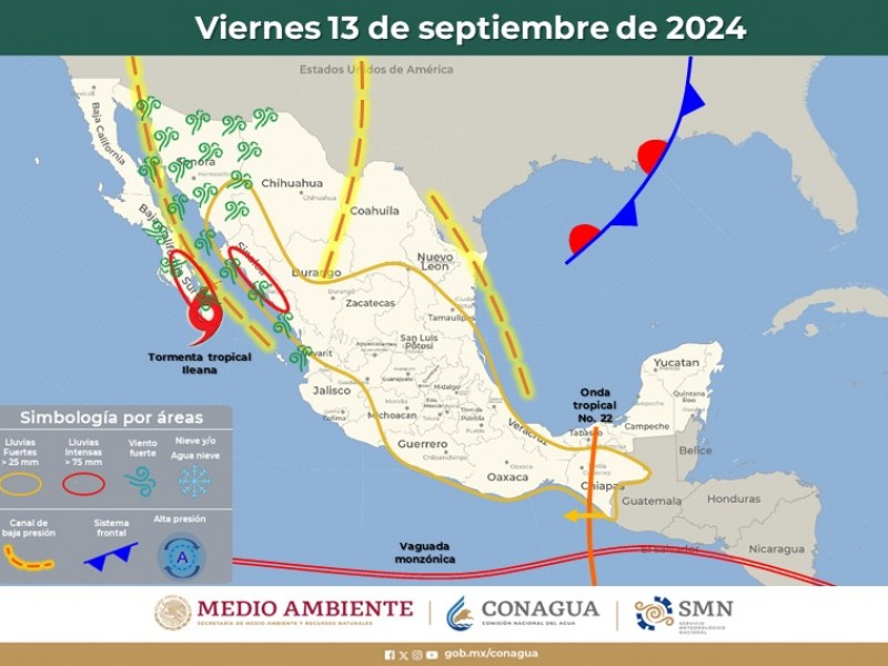 Guaymas con máxima de 33°C