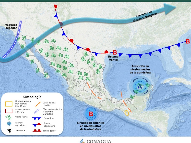 Guaymas con mínima de 15°C