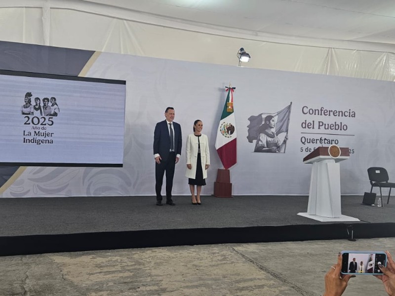 Habrá energía eléctrica para Querétaro anunció la presidenta