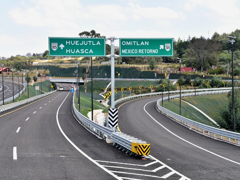 Inauguración de la carretera Real del Monte - Huasca