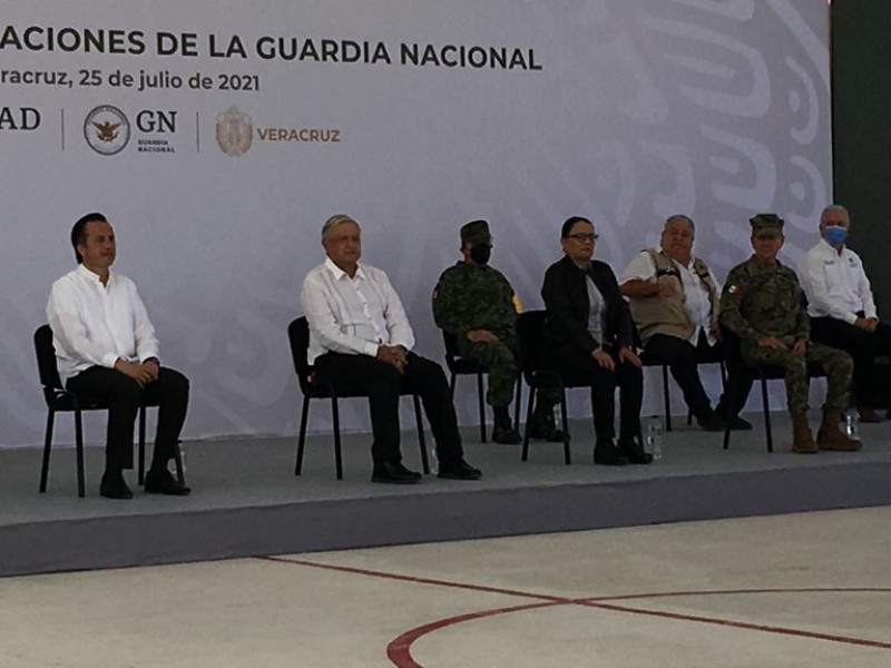Inaugura AMLO cuartel de la Guardia Nacional en Xalapa